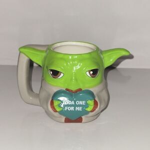 Baby Yoda Figure Mug Yoda One for me Heart New